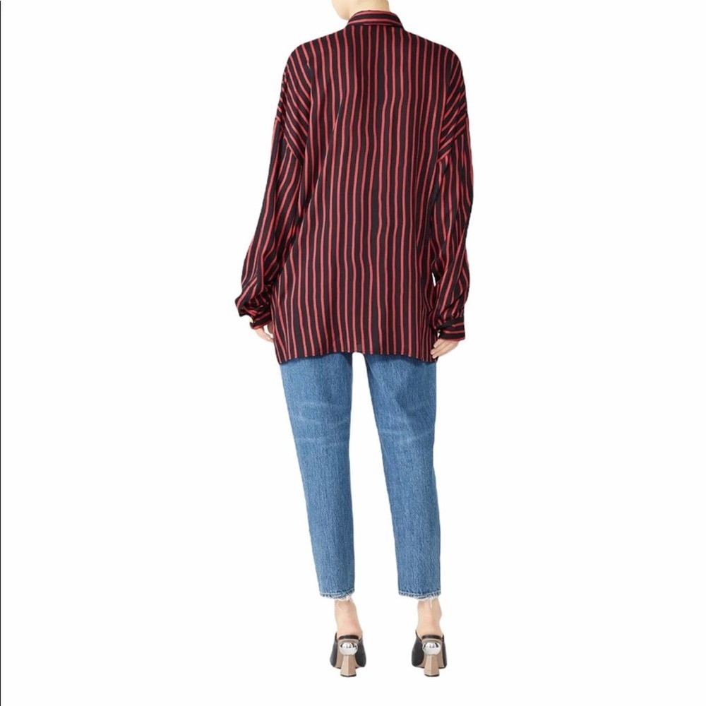 The Kooples Oversize Stripe Shirt Size 2 - Picture 9 of 9
